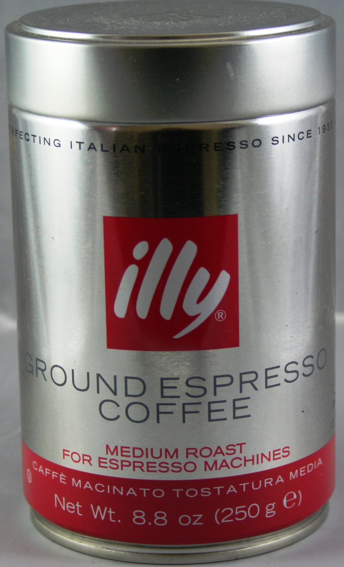 Illy Ground Espresso Coffee Medium Roast, Ground