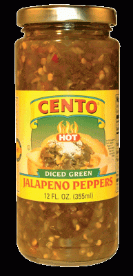 cento diced green hot jalapenos peppers