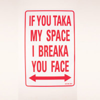park sign taka my space