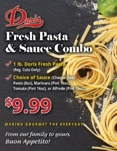 Doris Pasta Sauce Combo page 001