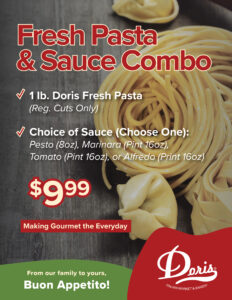 Doris Italian Market – Fresh Pasta Flyer v2