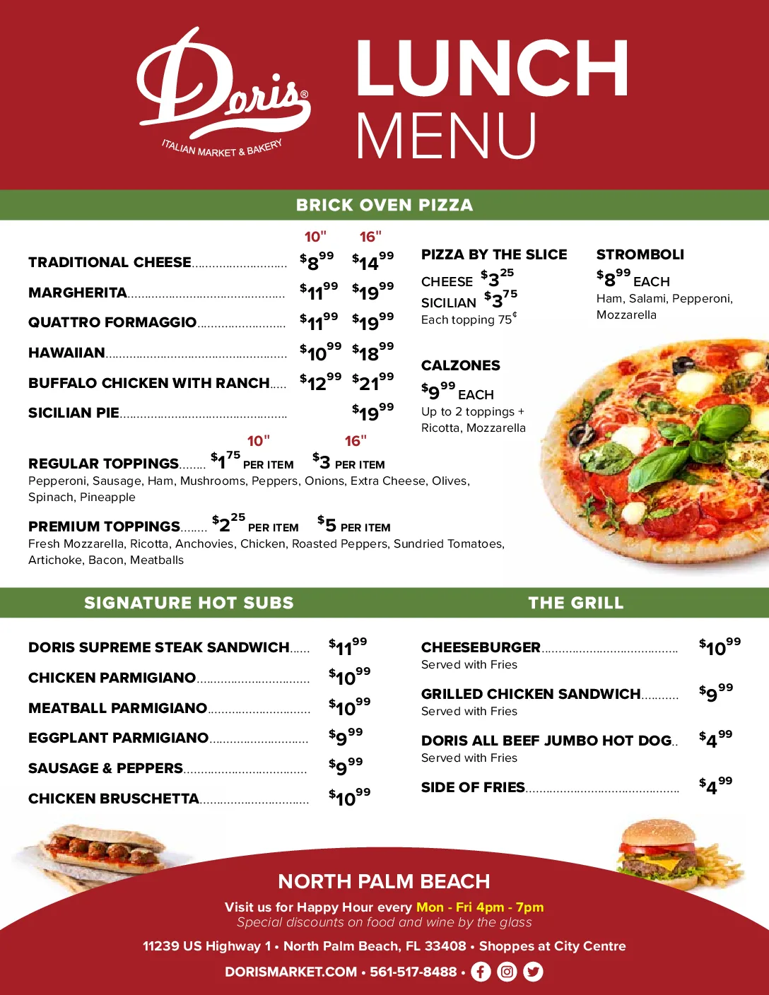 LUNCH MENU NPB 2024
