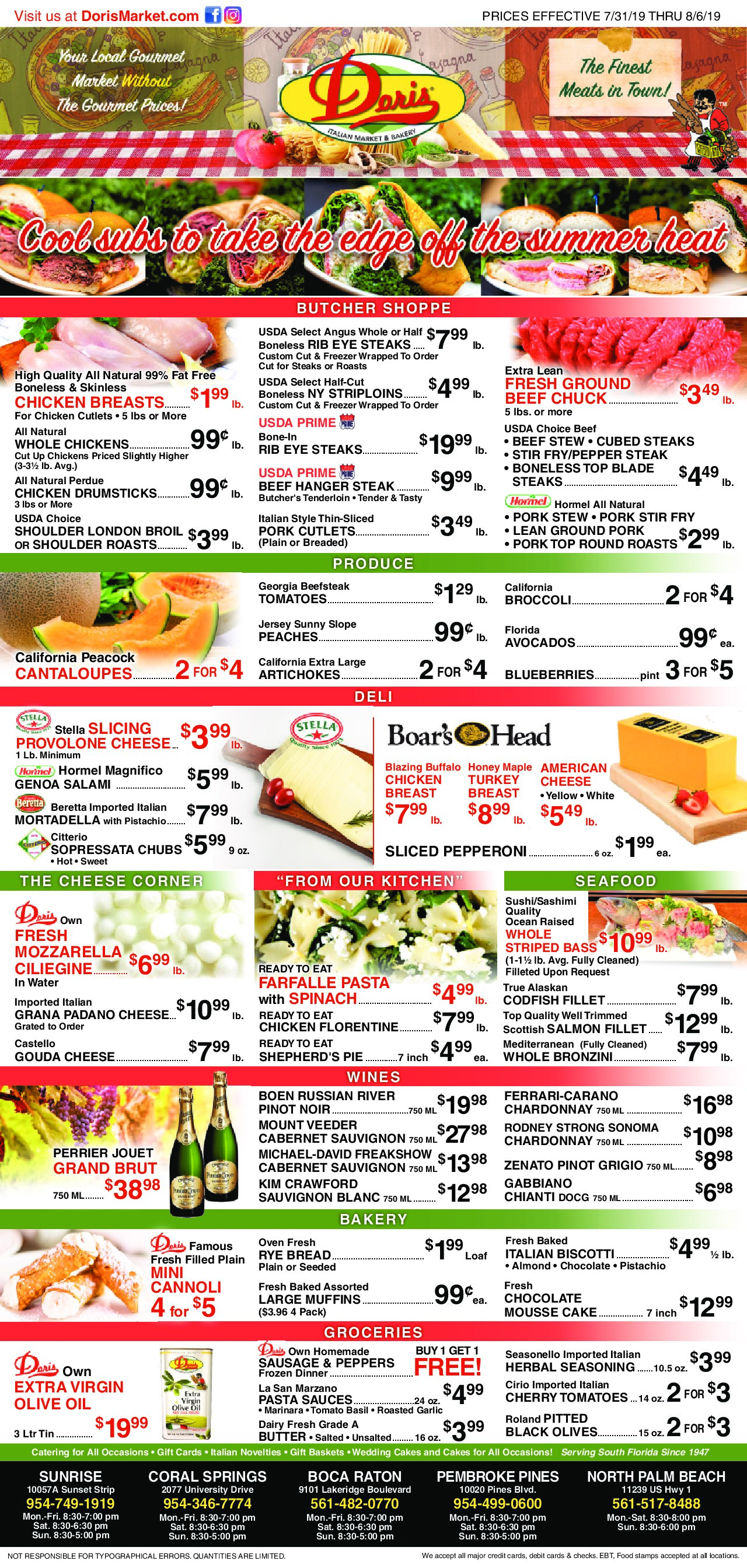 Weekly AD Doris Market