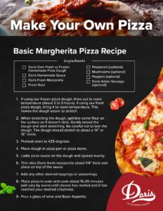 Doris Make Your Own Pizza Flyer v3