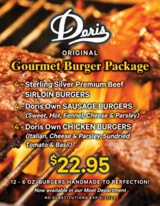 Doris Gourmet Burger Package 2022 1