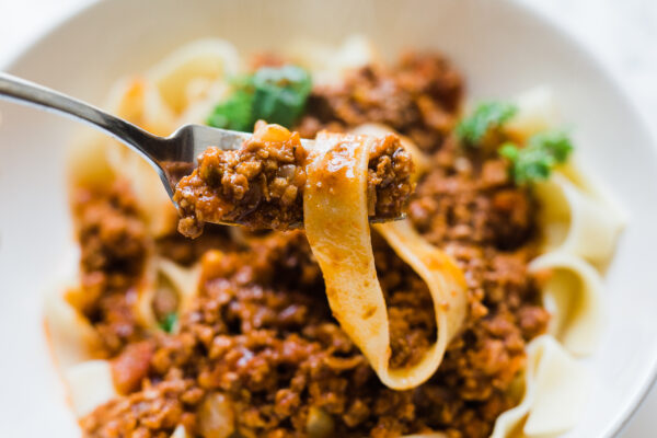 This,Is,A,Fork,Full,Of,Meat,Bolognese,Sauce,And