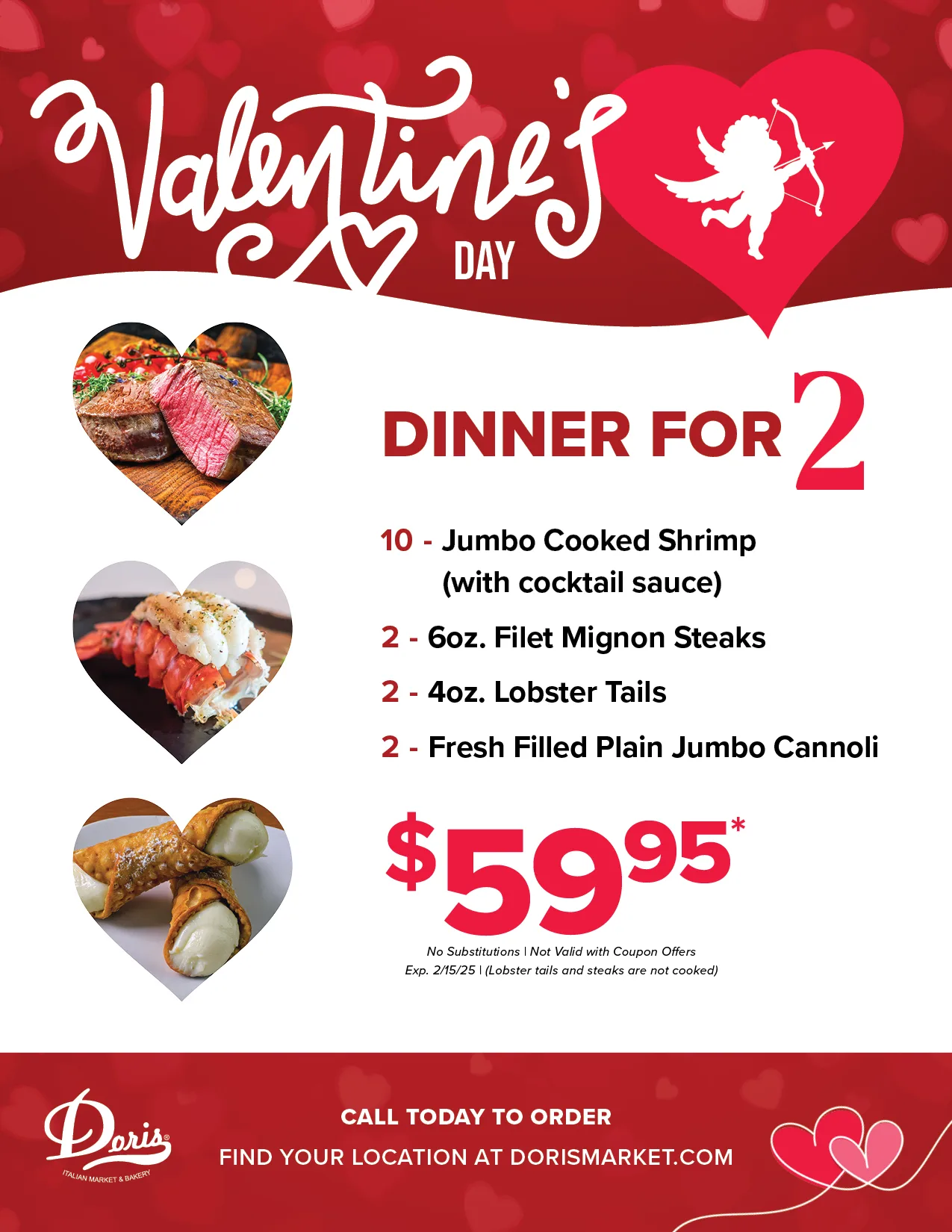 Doris Italian Market - Valentines Day Flyer v1 2025