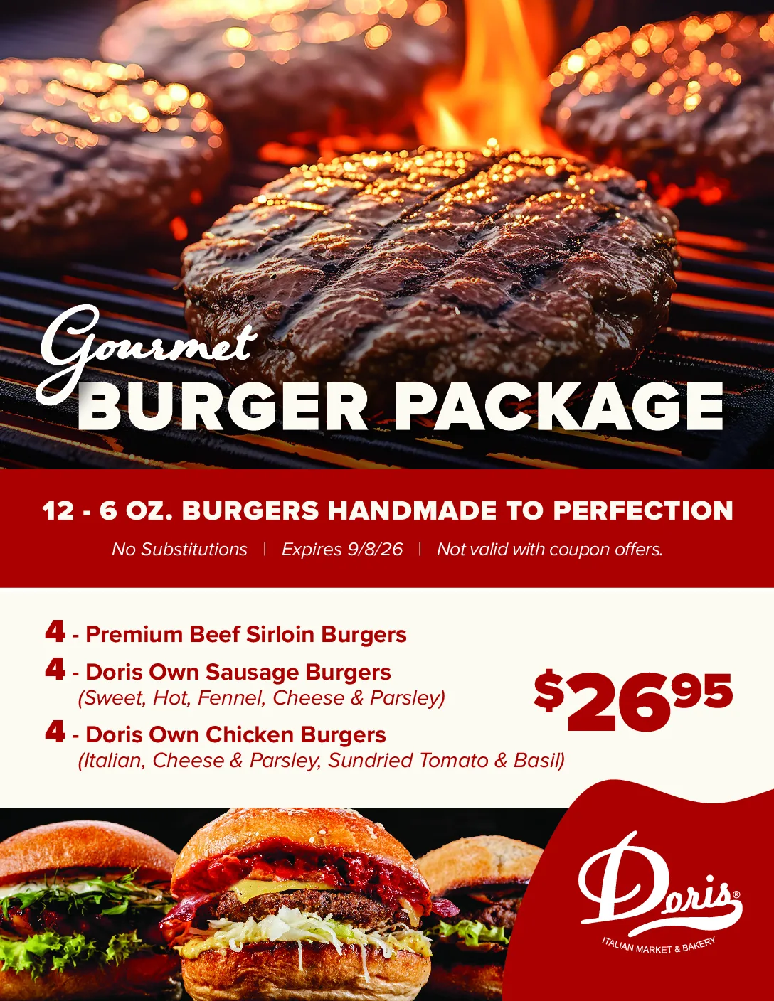gourmet burger pkg 2026