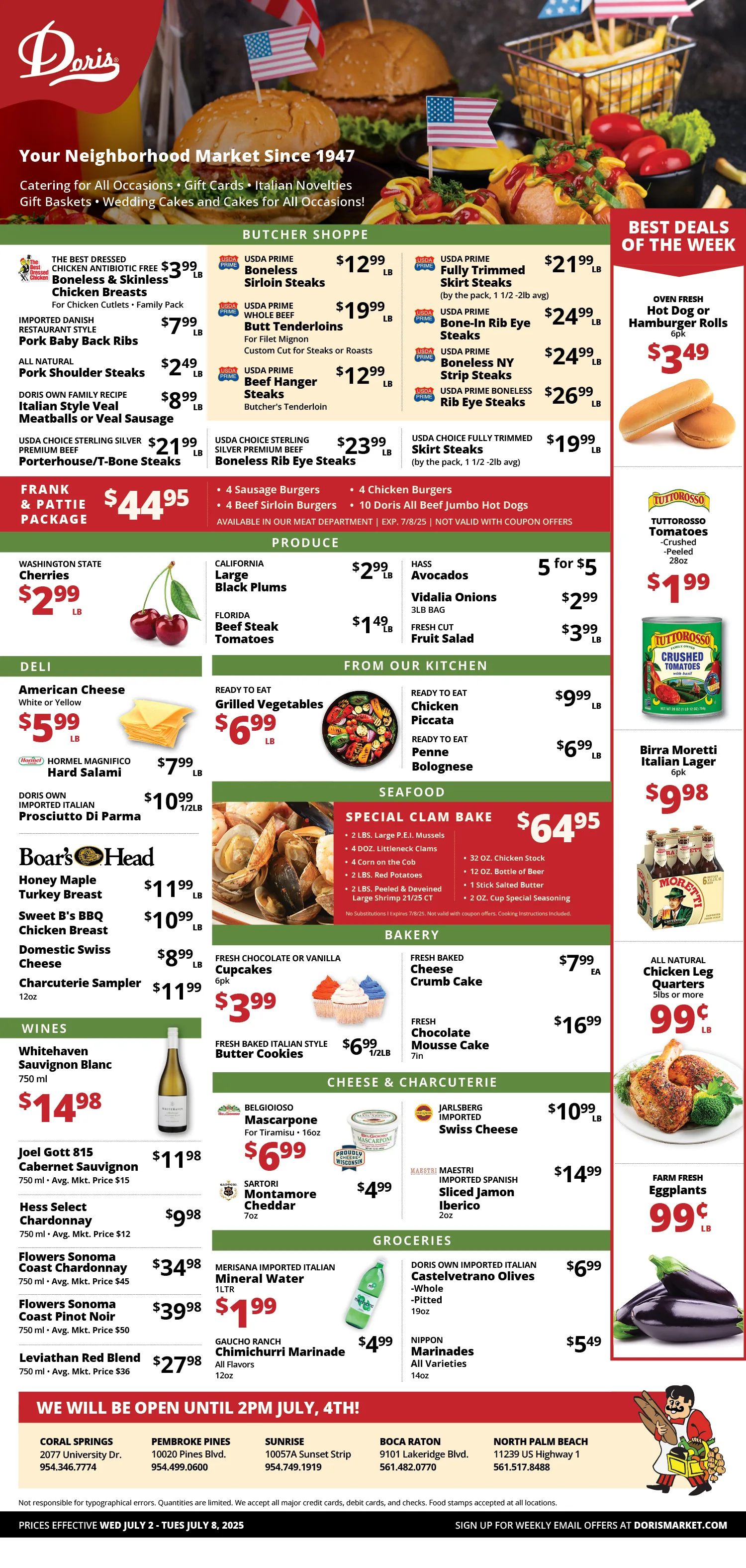 Weekly Ad 7/2/25 - 7/8/25