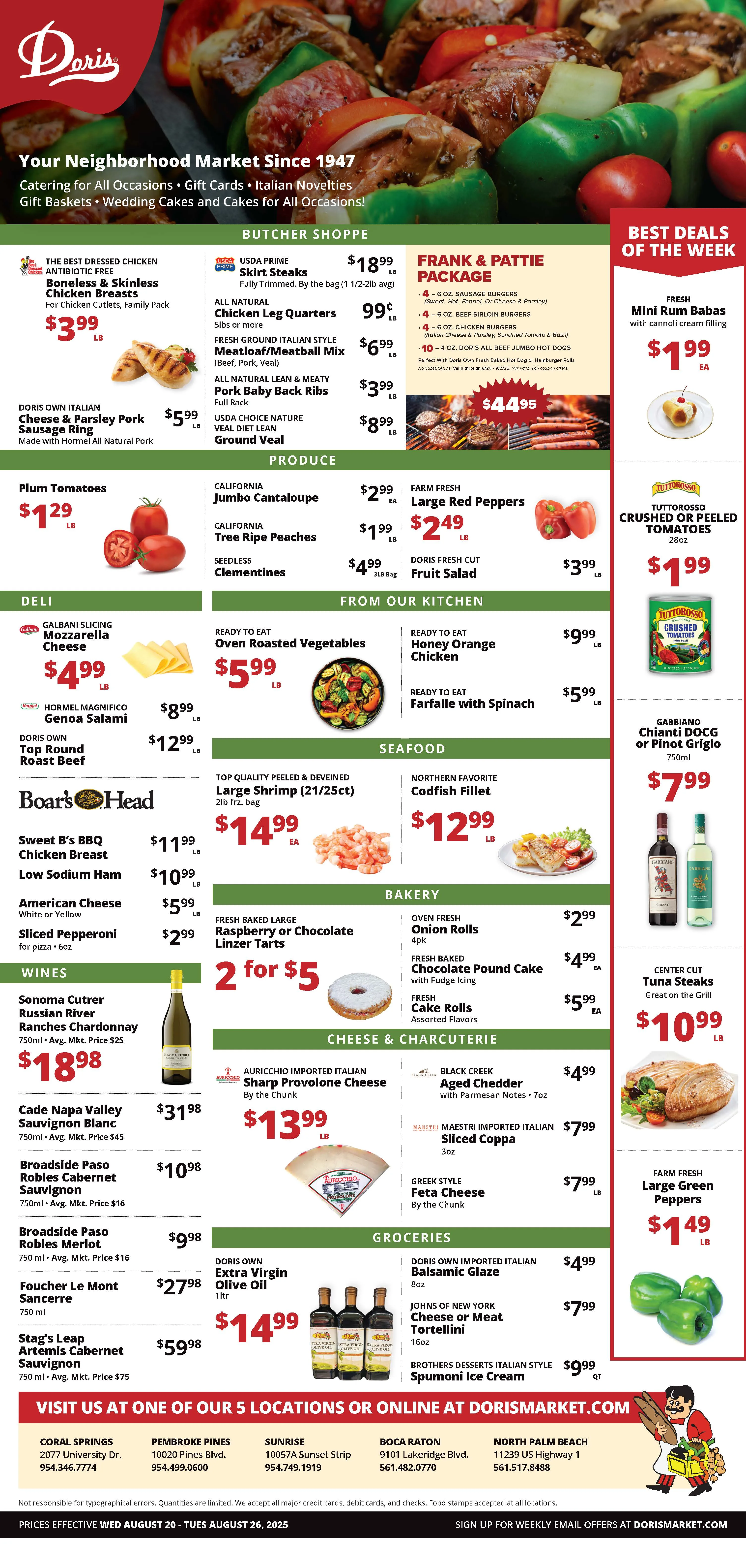 Weekly Ad 8/20/25 - 8/26/25