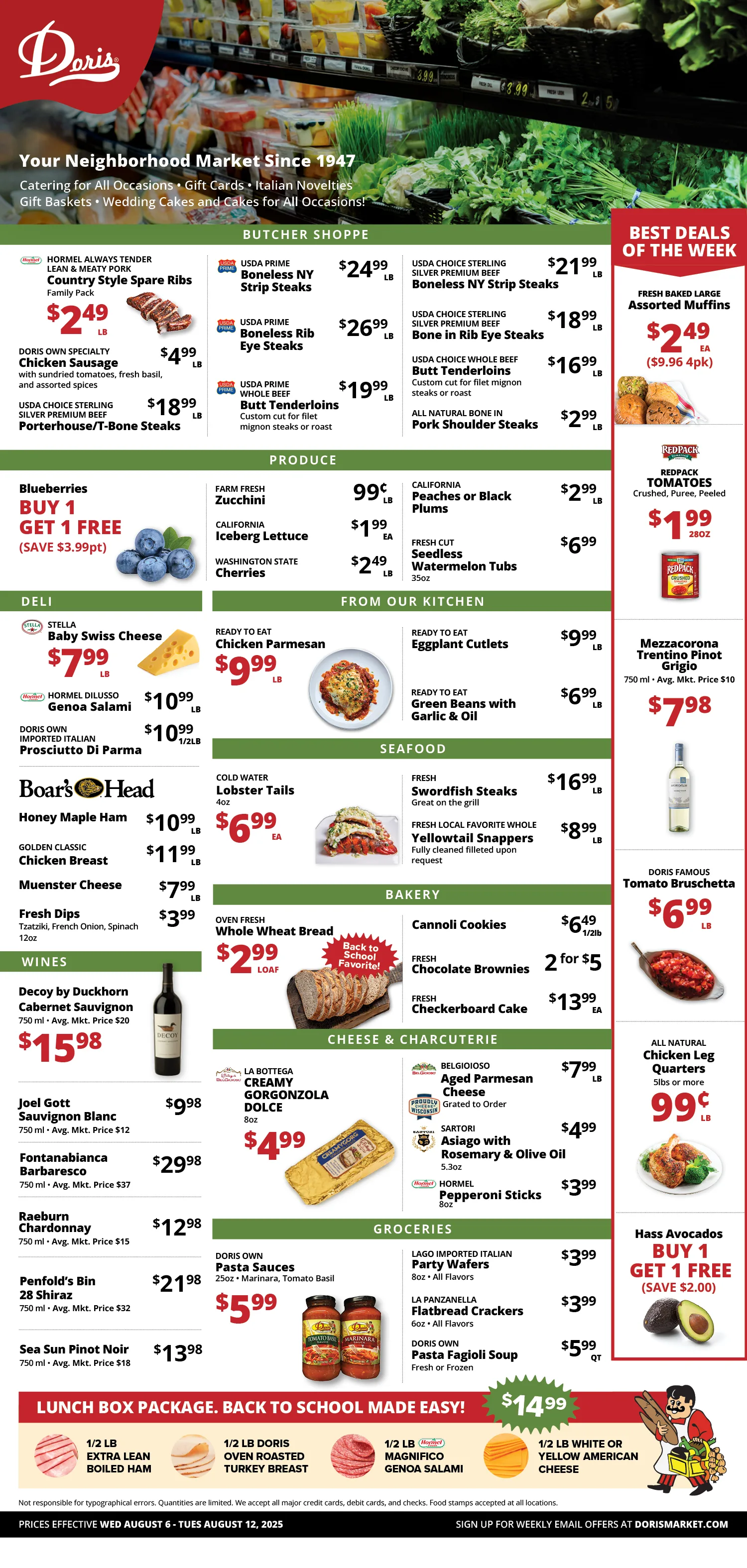 Doris Weekly Ad 8.6 - 8.12 V3