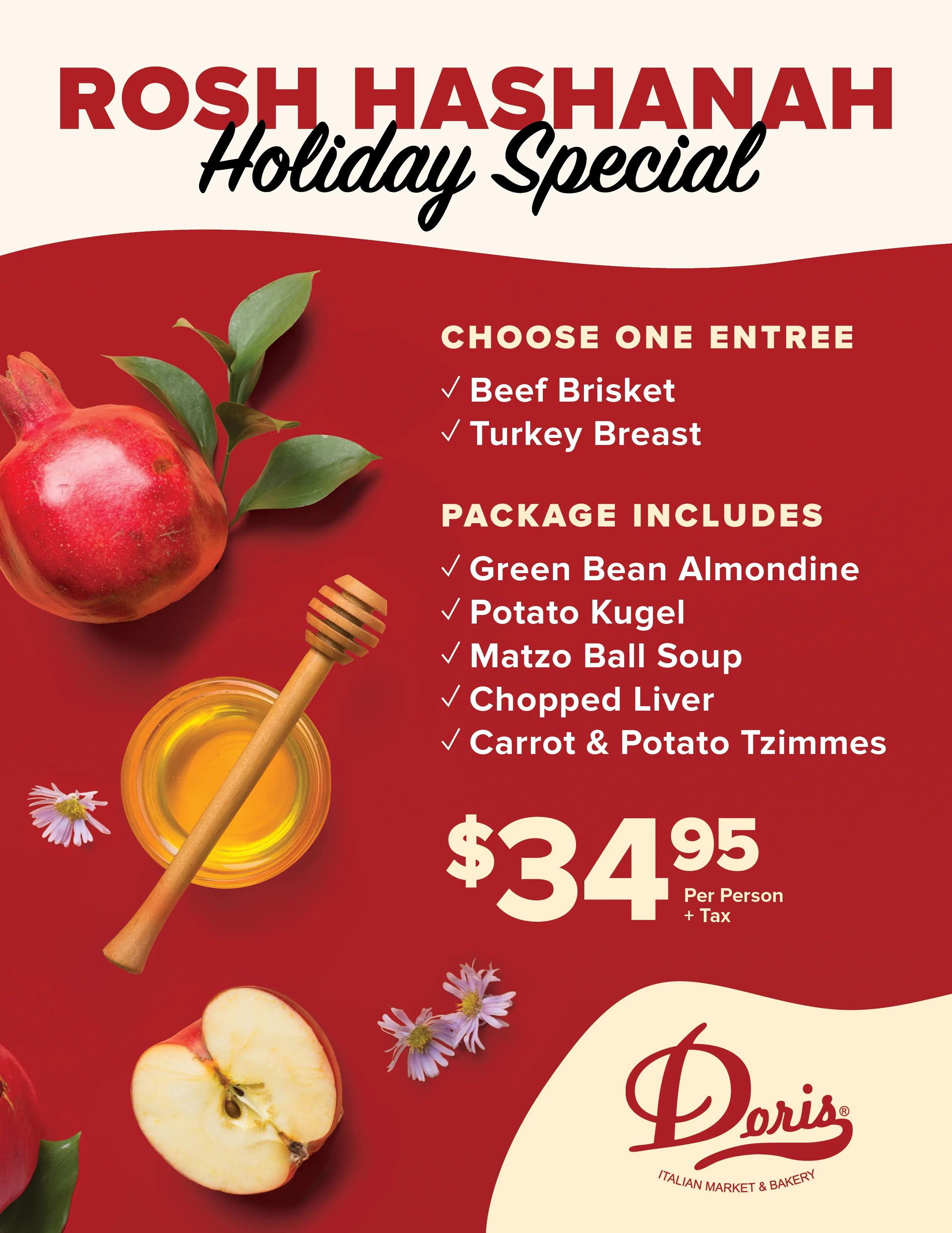 Doris Italian Market – Rosh Hashanah 2025 V2