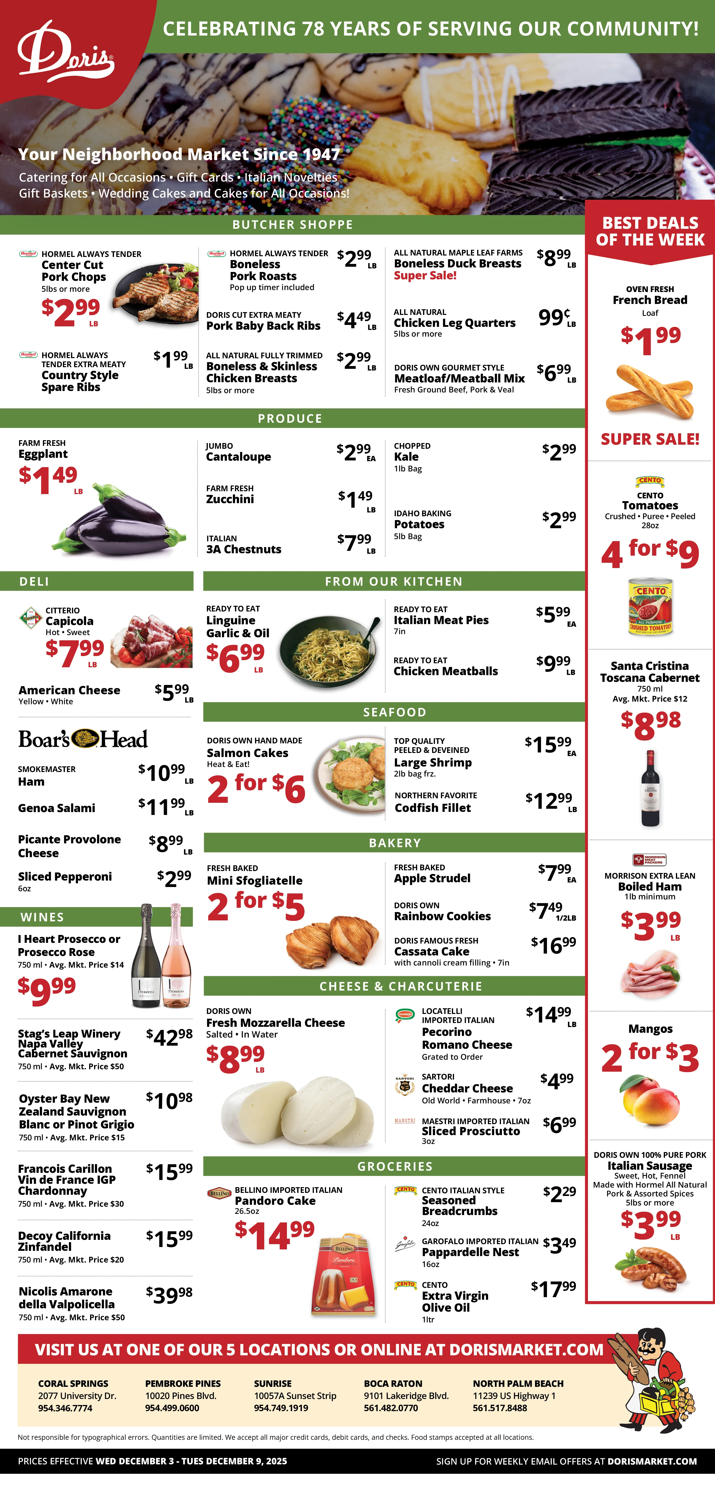 Weekly Ad 12/3/25 - 12/9/25