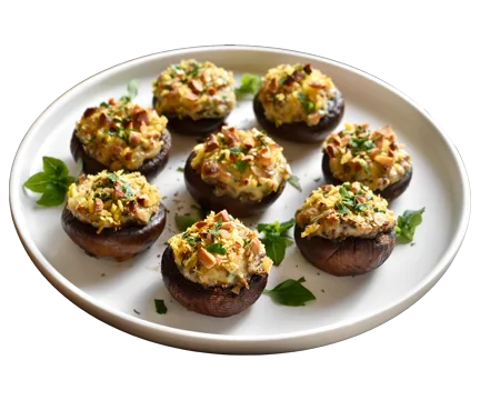 CRAB STUFFED MUSHROOMS