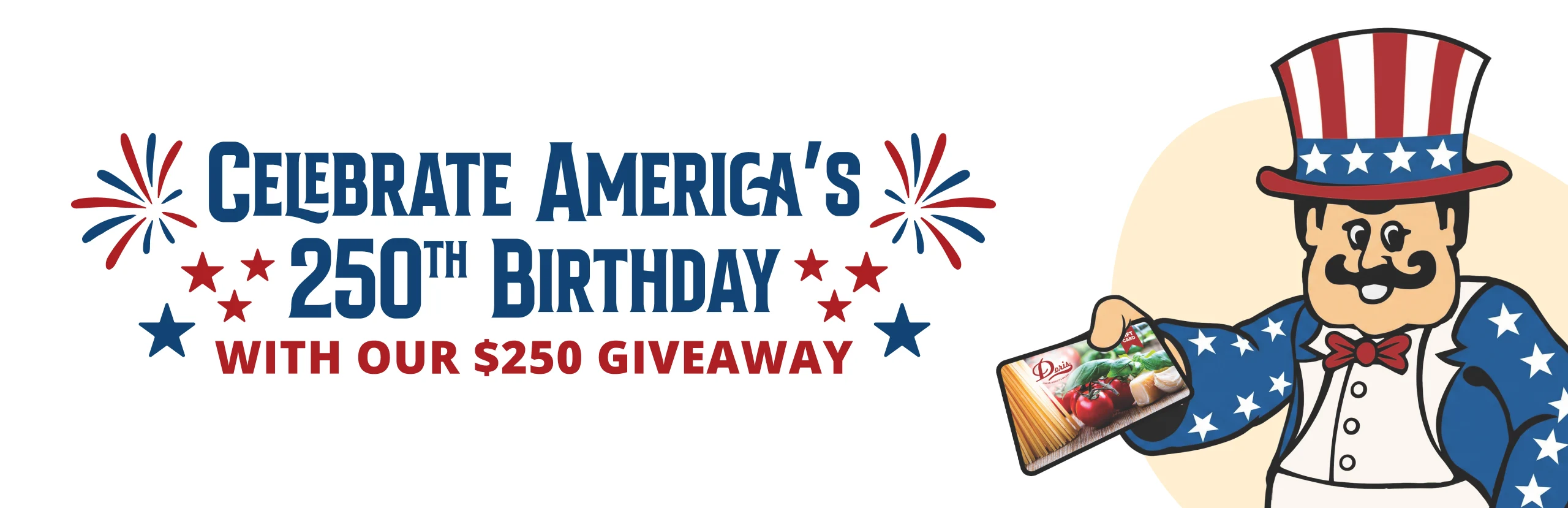 Doris Italian Market - America 250th Bday - LP Header